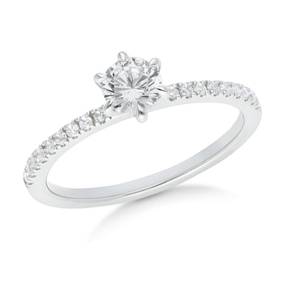 The Ivy - Round Brilliant Cut Diamond Ring