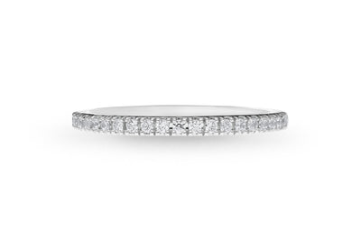 The Kendall - Round Brilliant Cut Diamond Band Ring