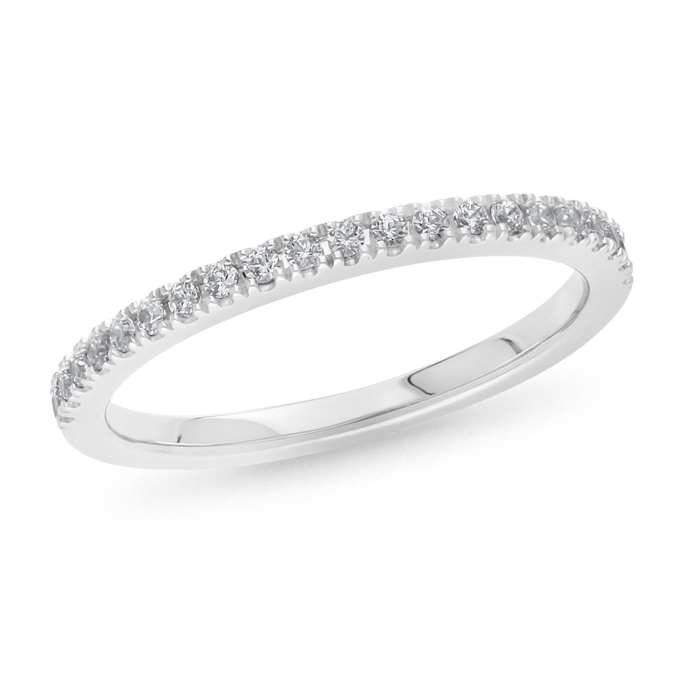 The Kendall - Round Brilliant Cut Diamond Band Ring