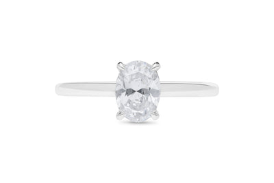 The Gemma - Oval Cut Diamond Ring