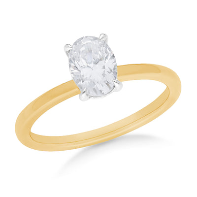 The Gemma - Oval Cut Diamond Ring
