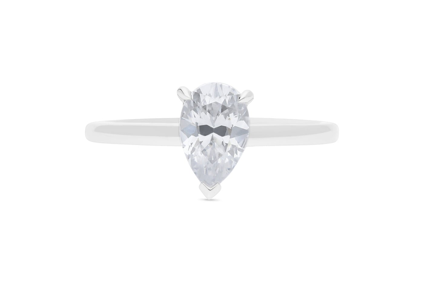 The Freya - Pear Cut Diamond Ring