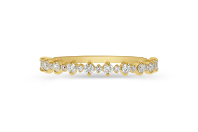 The Selene - Round Brilliant Cut Diamond Band Ring