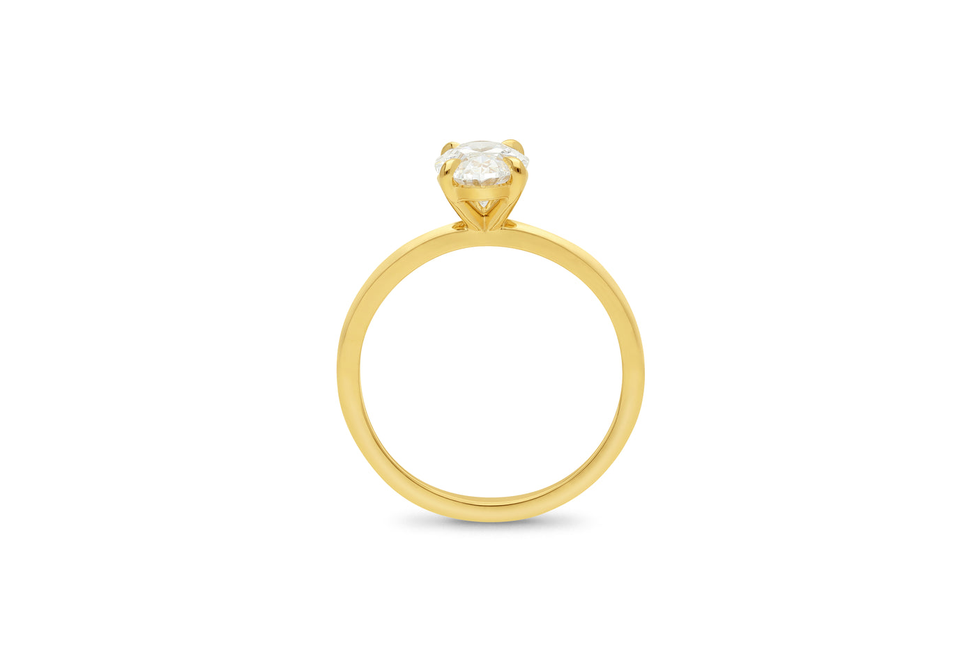 The Juliet - Oval Brilliant Cut Diamond Ring