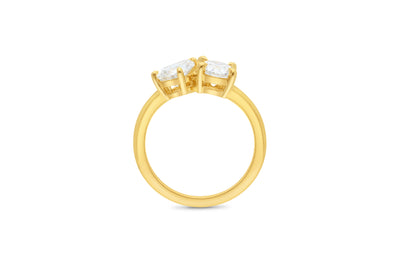 The Sienna - Pear & Round Cut Toit Et Moi Diamond Ring
