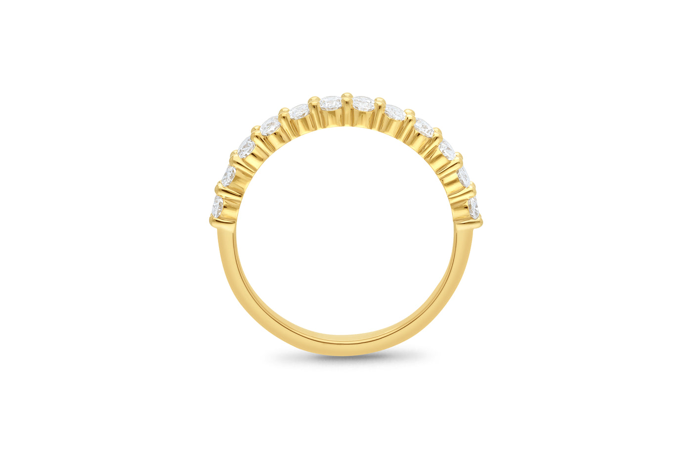 The Phoebe - Oval Cut Diamond Band Ring