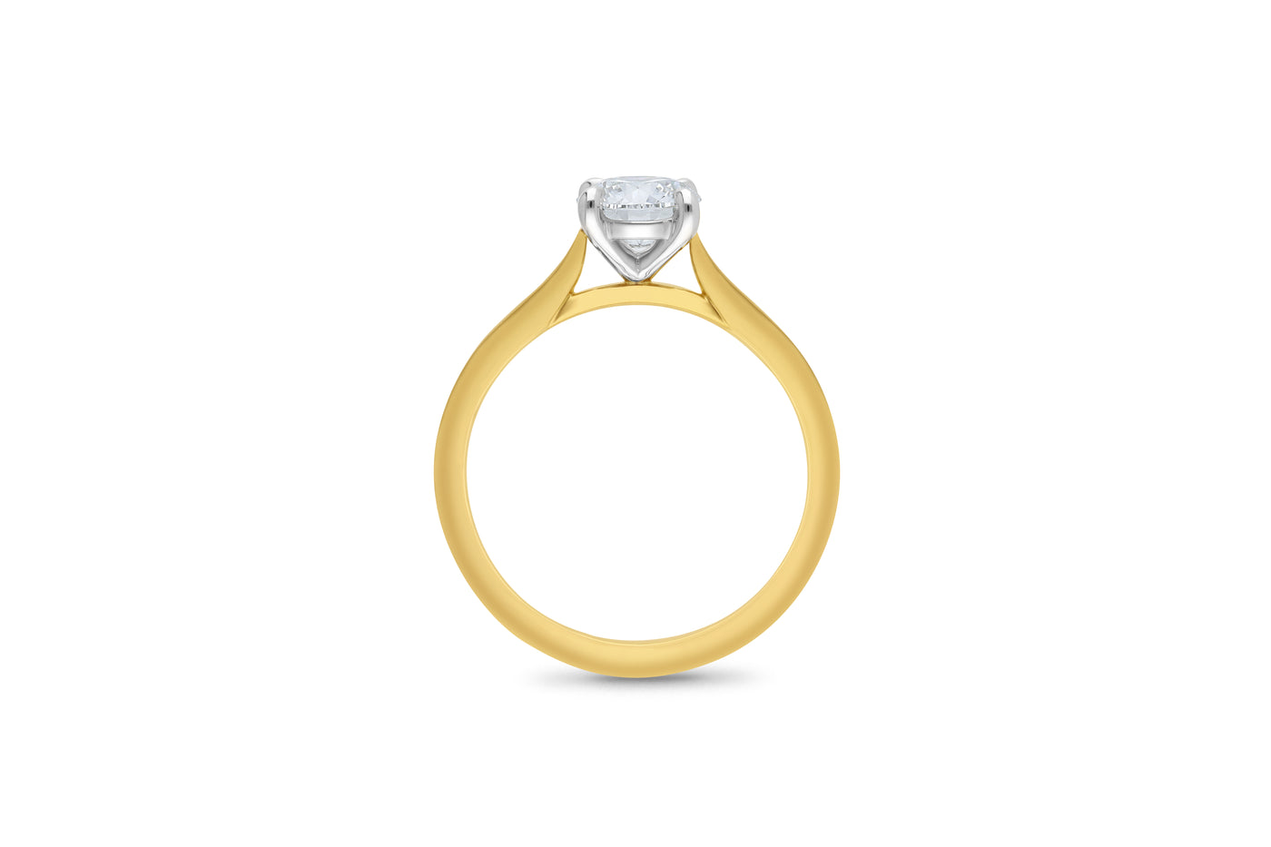 The Luna - Round Brilliant Cut Diamond Ring