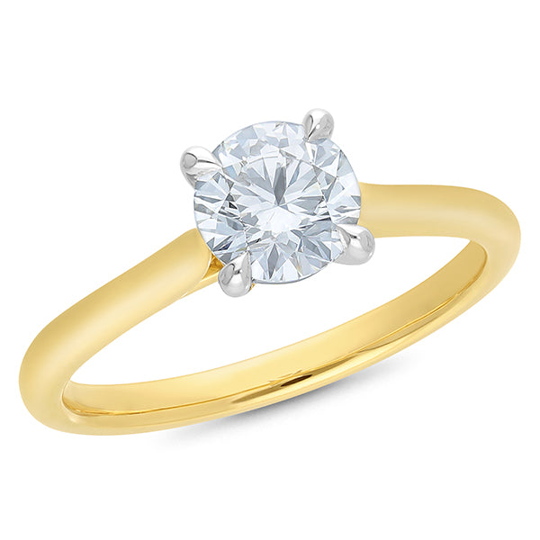 The Serena - Round Brilliant Cut Diamond Ring