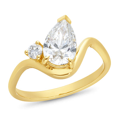 The Aurora - Contemporary Toit Et Moi Diamond Ring