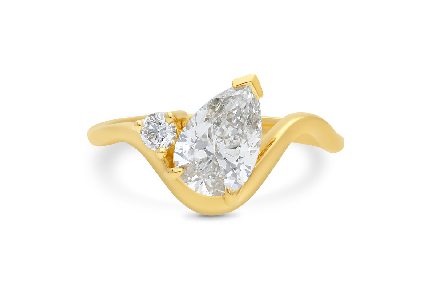 The Aurora - Contemporary Toit Et Moi Diamond Ring