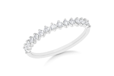 The Samantha - Round Brilliant Cut Diamond Band Ring