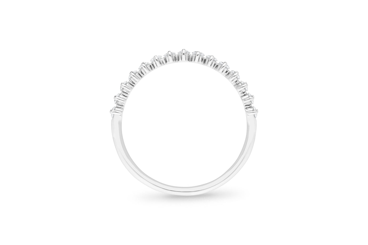 The Samantha - Round Brilliant Cut Diamond Band Ring