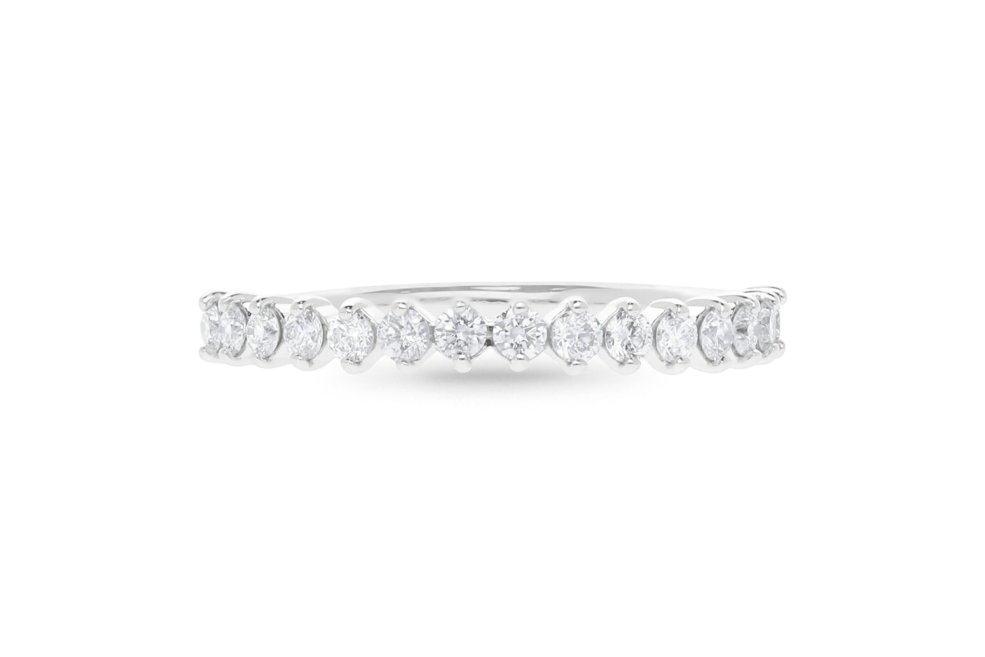 The Samantha - Round Brilliant Cut Diamond Band Ring
