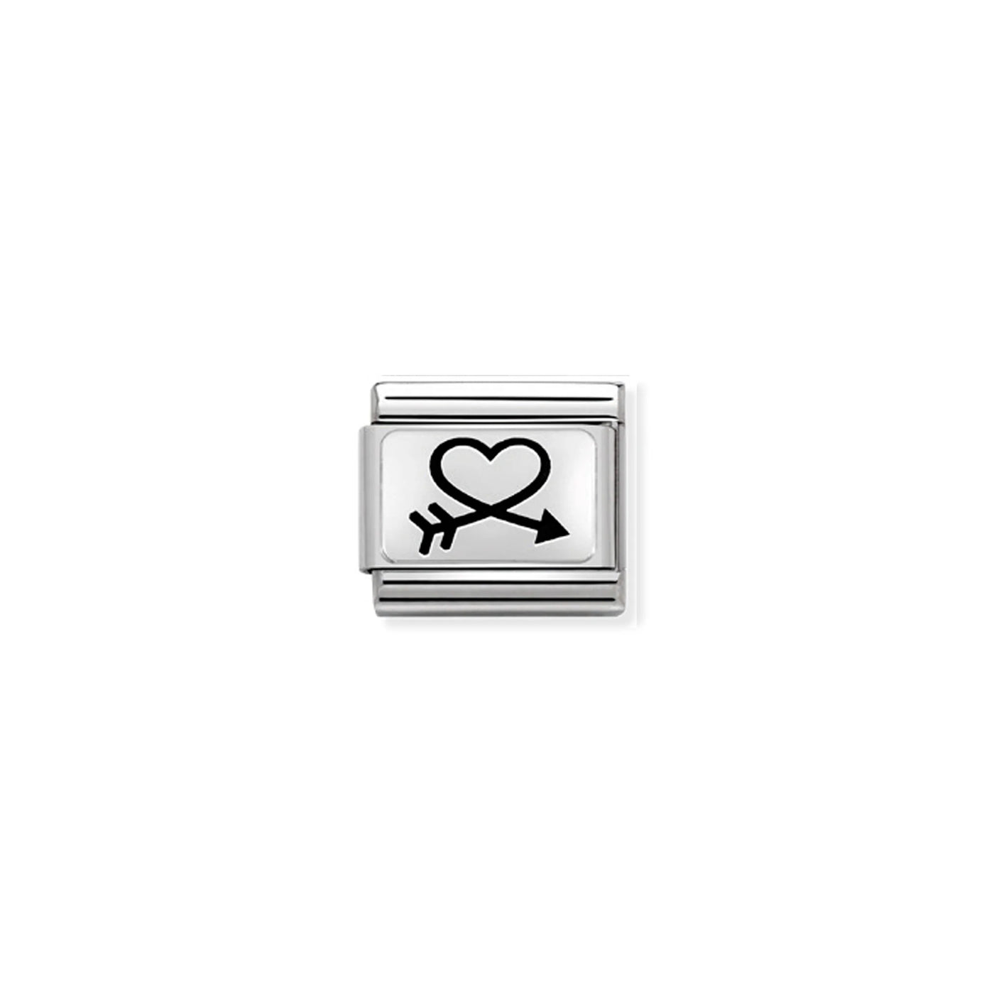 Arrow Heart Charm