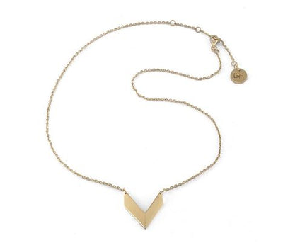 Chevron Necklace - GP