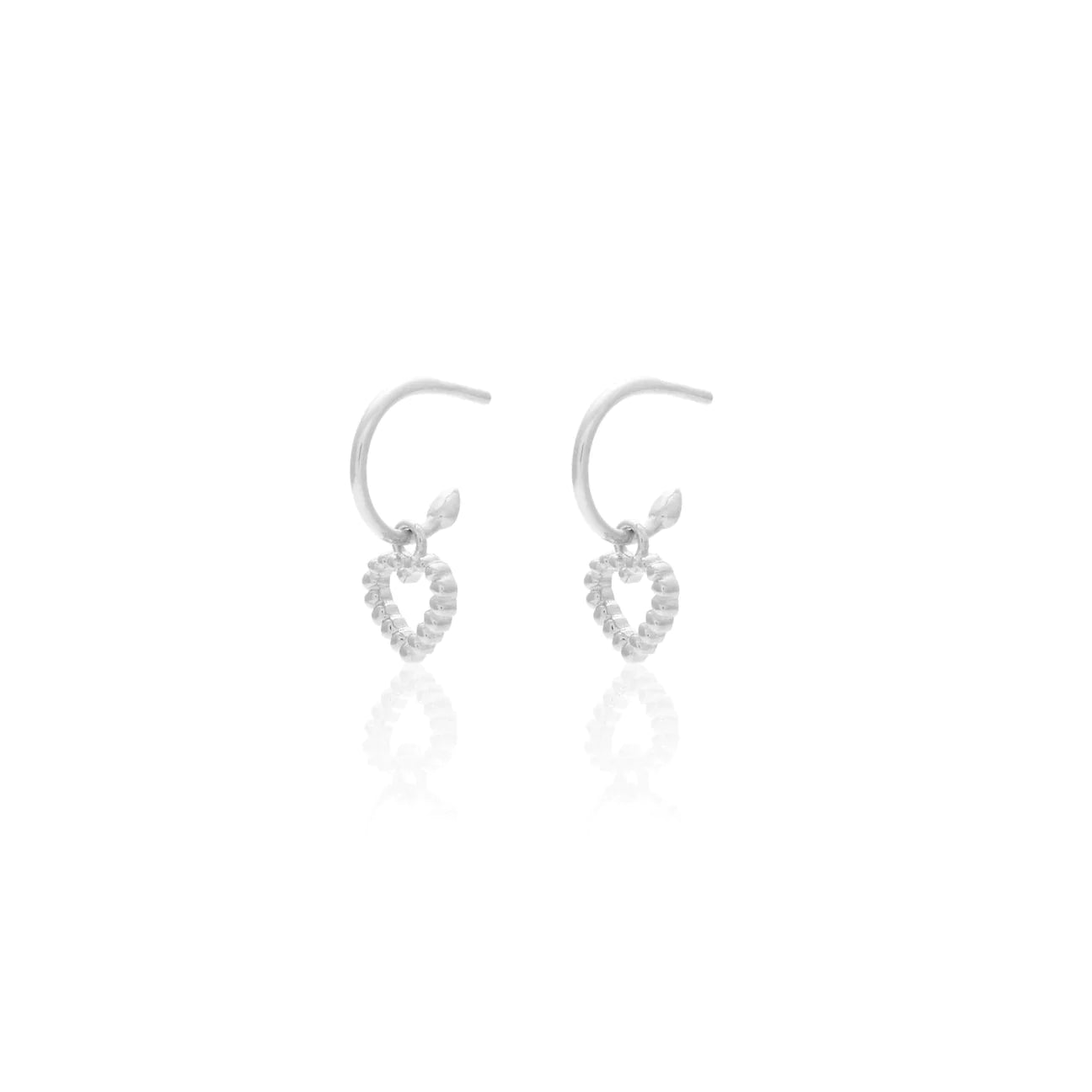 Open heart pendant earrings - RP