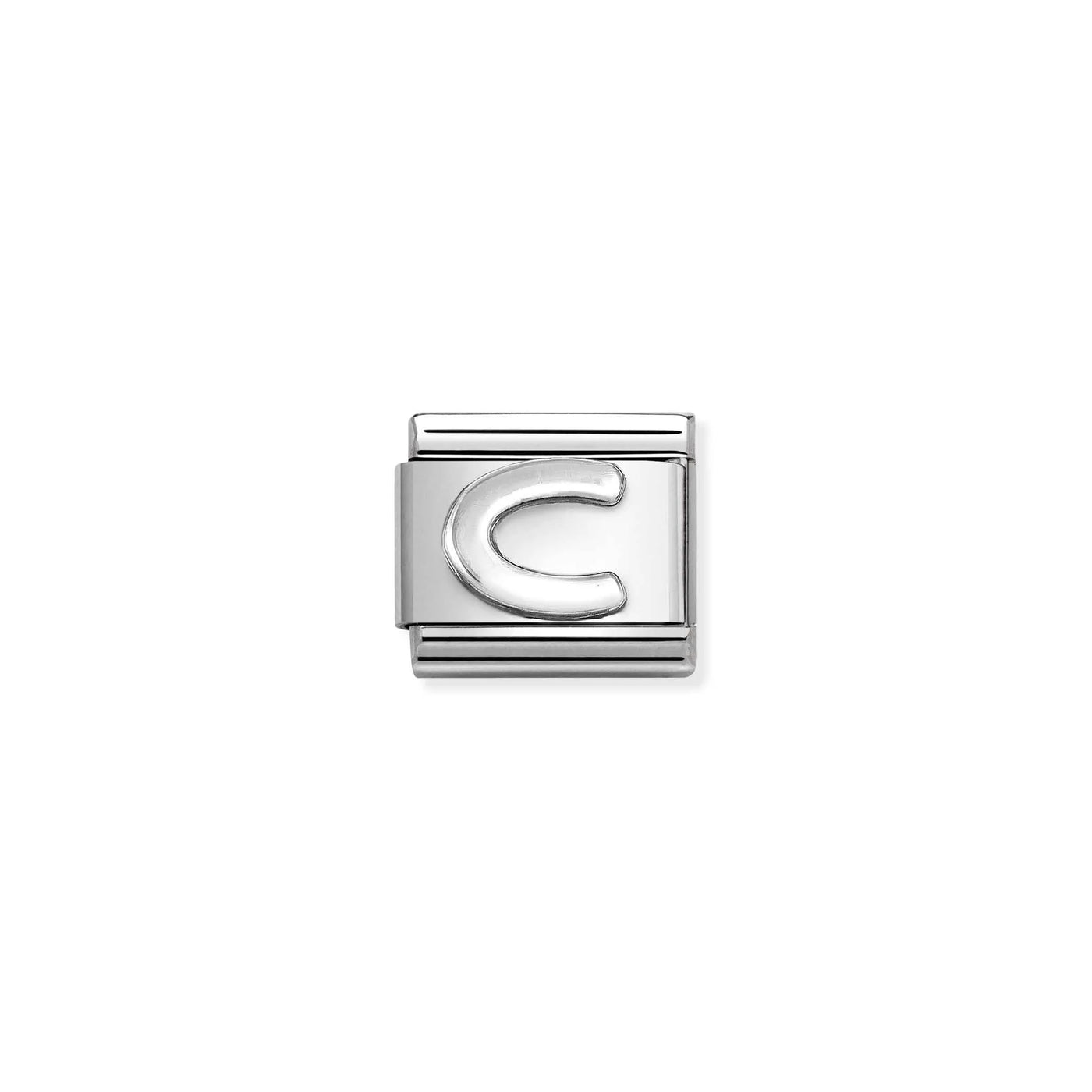 Letter C Silver Charm