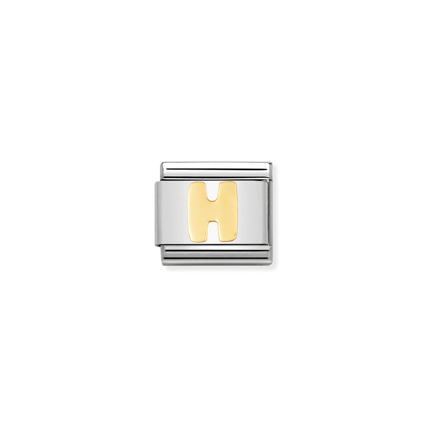 Letter H Gold Charm