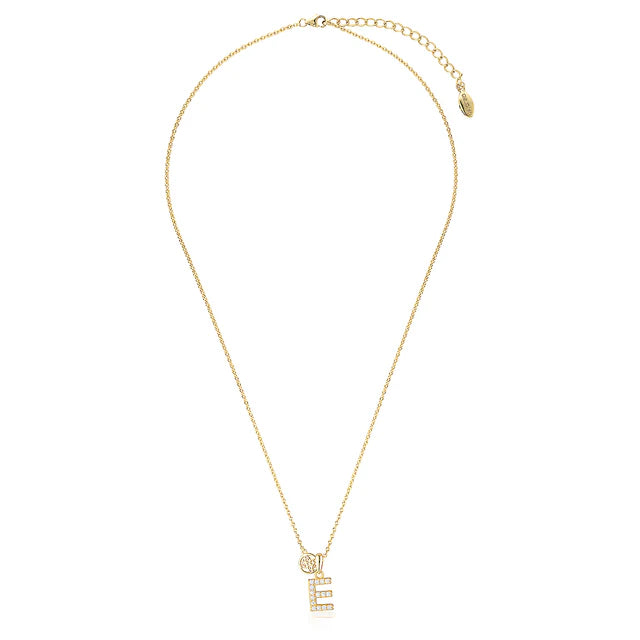 Luxury Letter "E" initial Pendant -SSGP