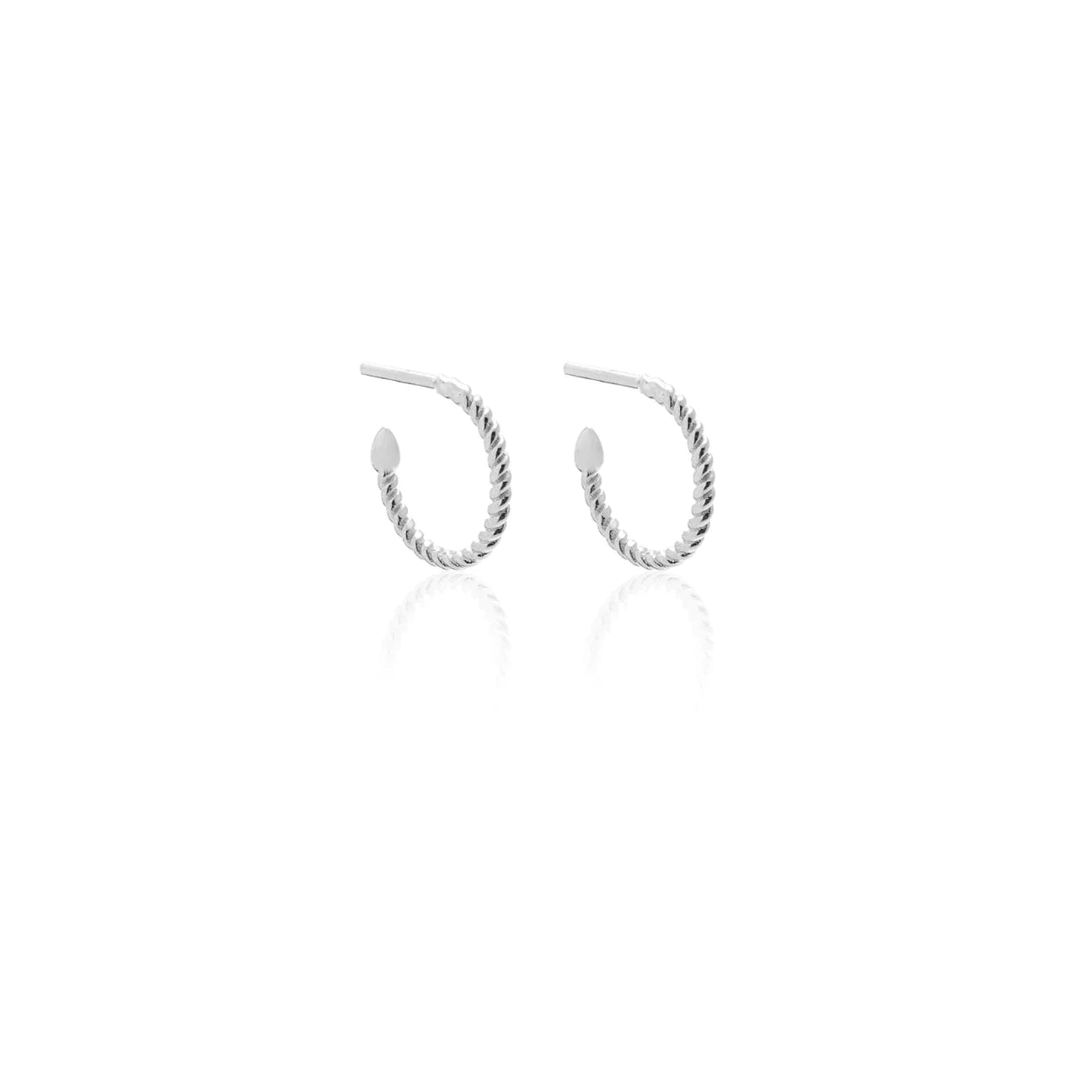 Rope hoop earrings - RP