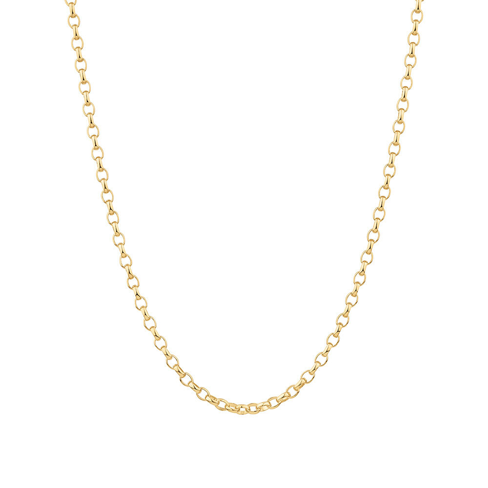 9ct Yellow Gold Belcher Chain 60cm