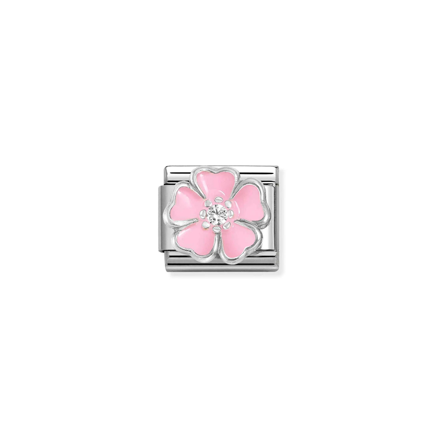 Pink Flowers Charm