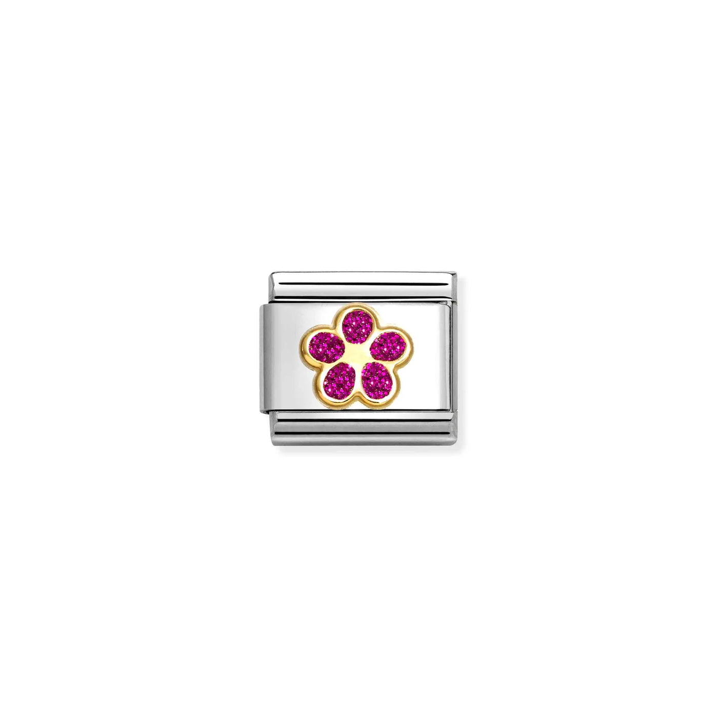 Pink Glitter Flower symbol