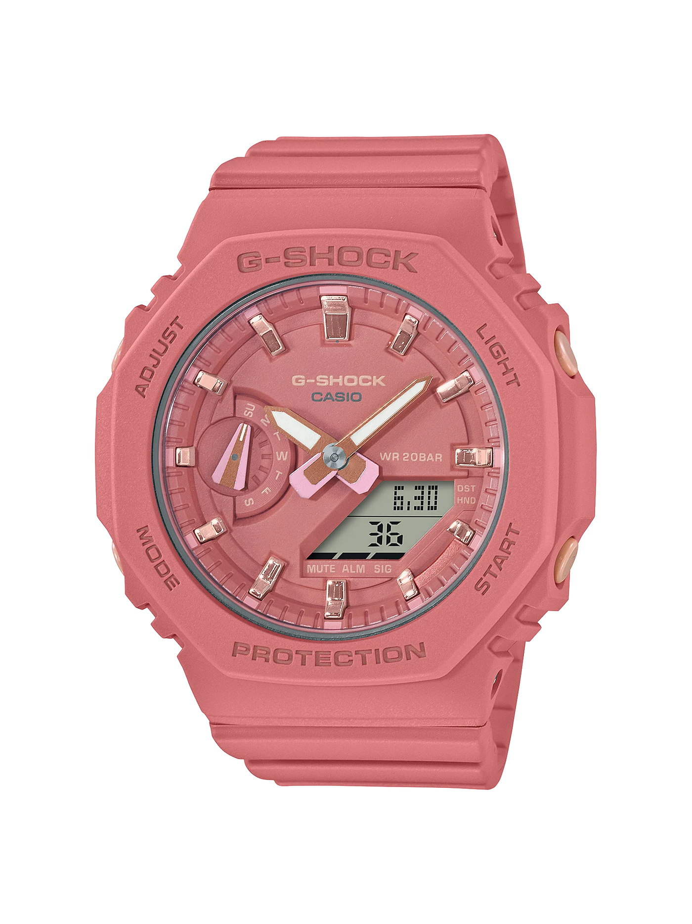 Woman's Dusty Pink G-Shock watch