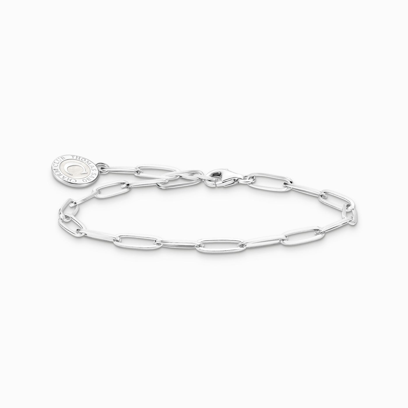 Charmista Silver Long link Necklace - 45cm