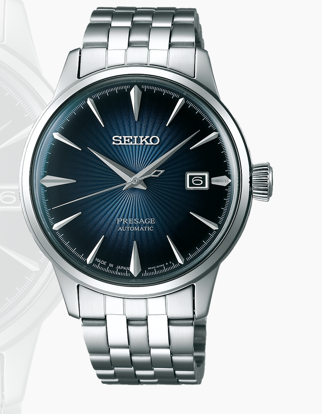 Presage Cocktail Time - Blue Dial - Stainless