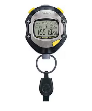 Casio Stop Watch - Time Keeping - Grey Dial
