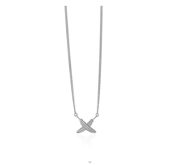 The Feather Kisses pendant