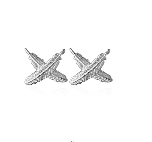 Mini Feather Kisses Studs