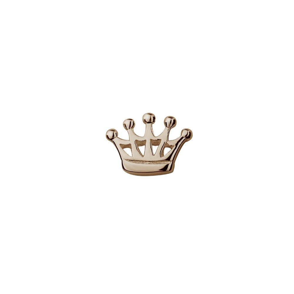 Rose Gold Crown Charm - Queen