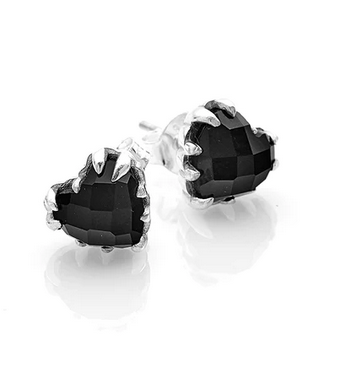 Onyx Love Claw Earring