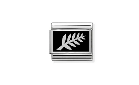 New Zealand Silver Fern Charm