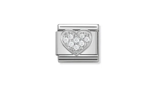 Heart CZ Charm