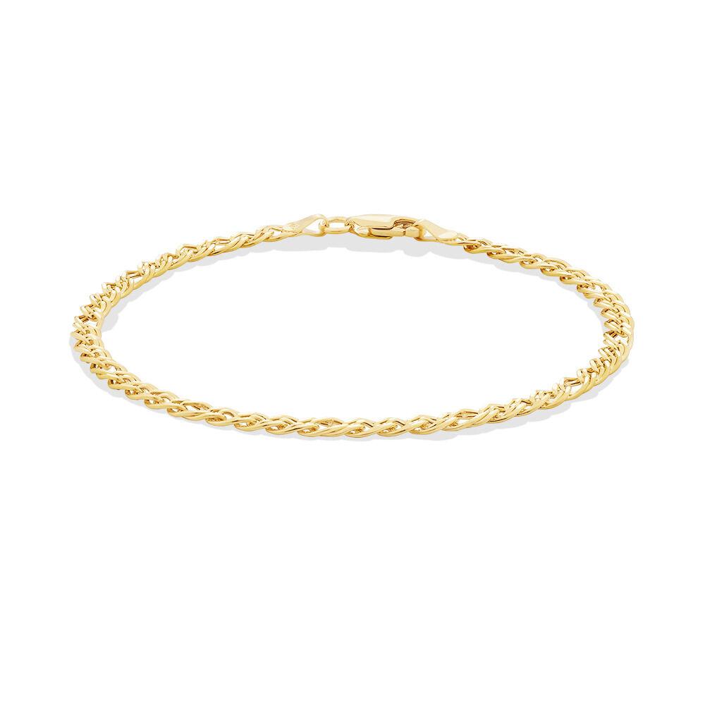 9ct Gold curb bracelet
