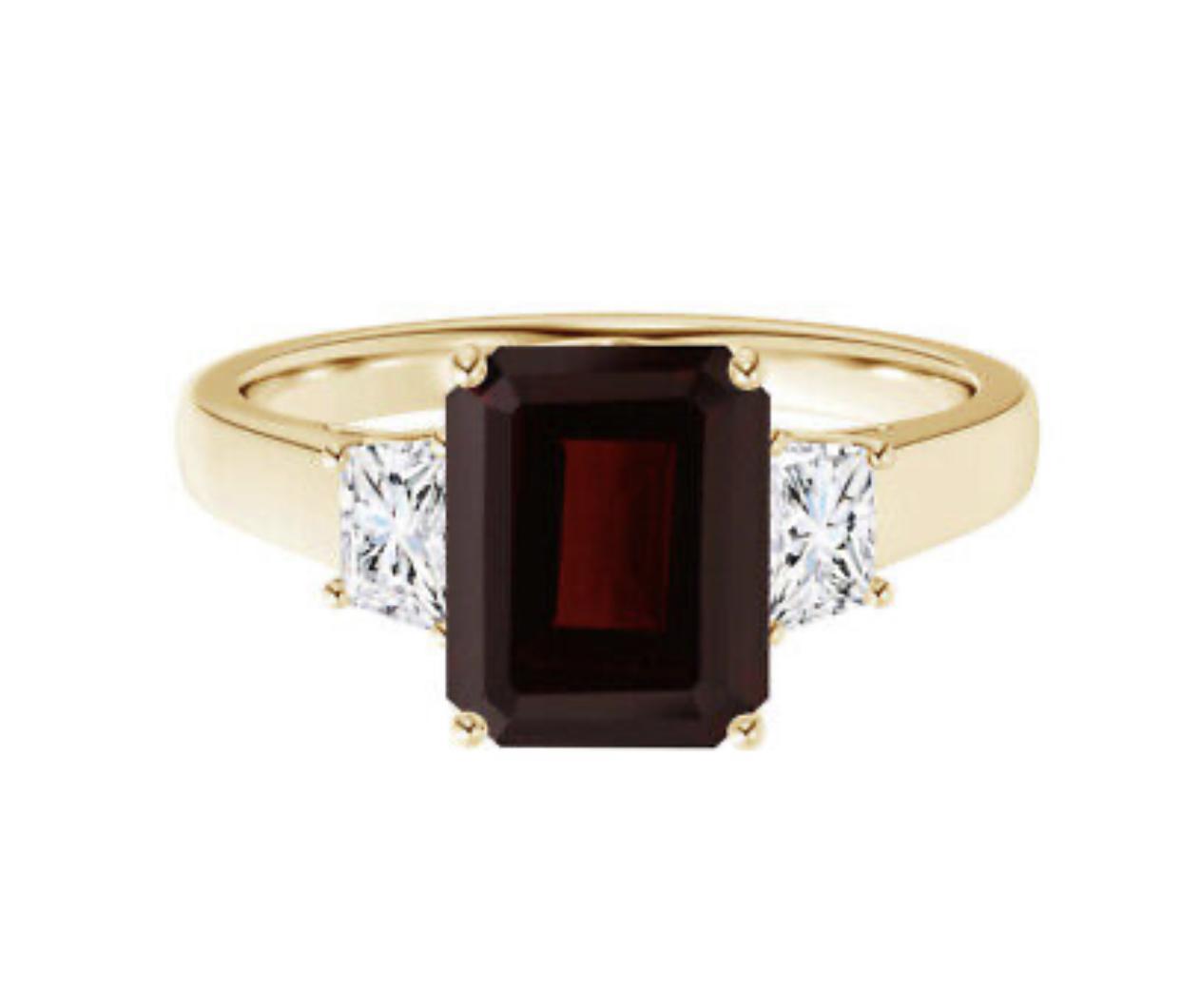 18ct gold Emerald Ruby & diamond ring