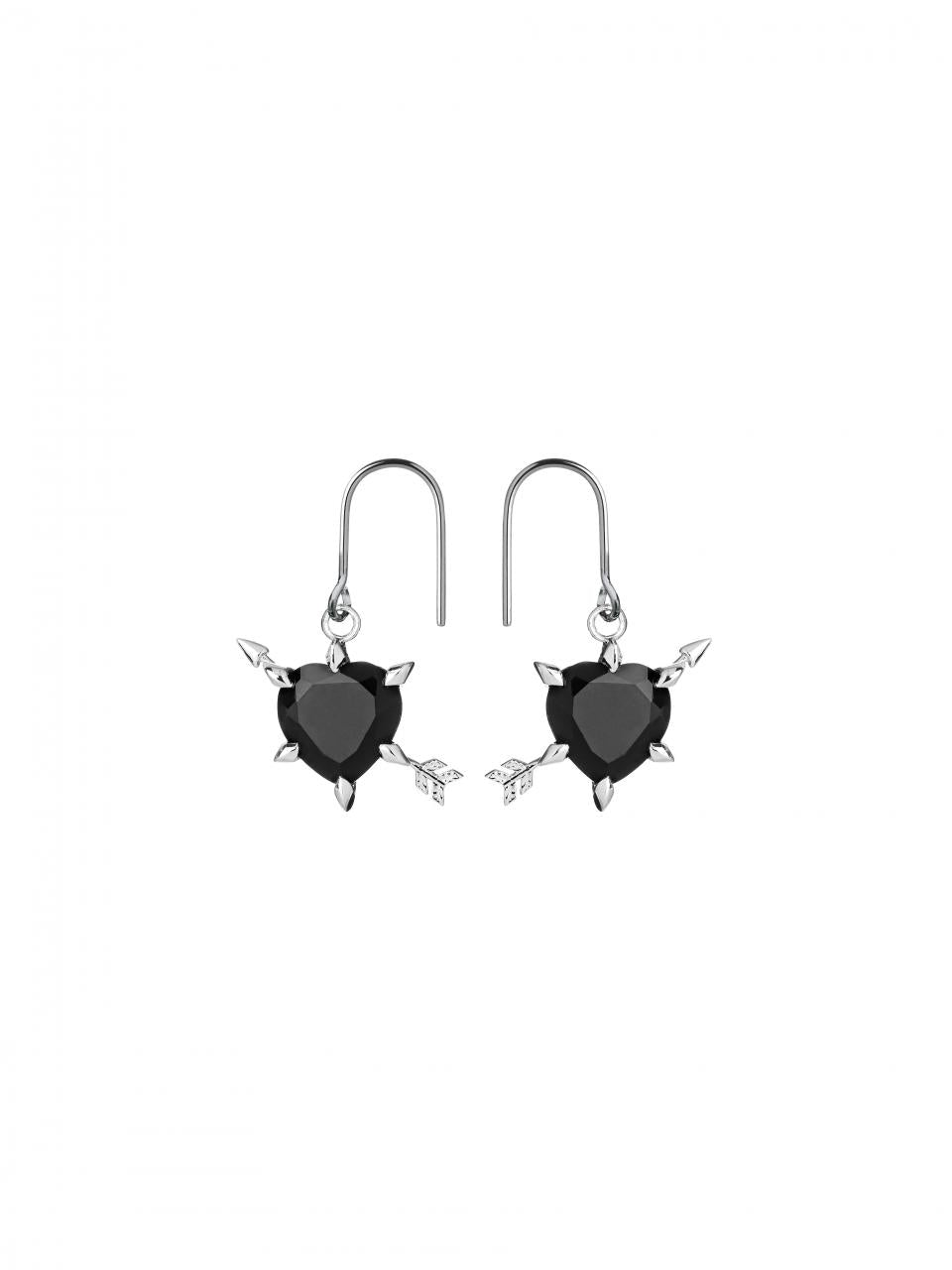Cupid's Arrow & Heart Earrings