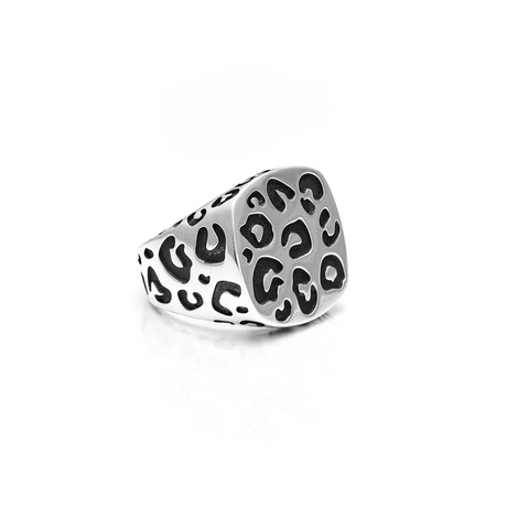 Leopard Block Ring