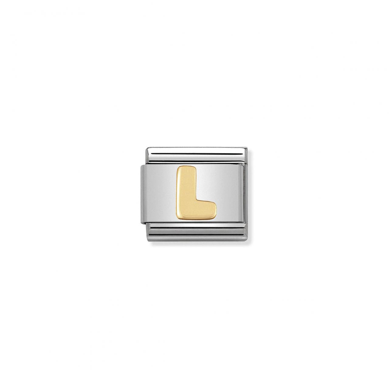 Letter L Gold Charm