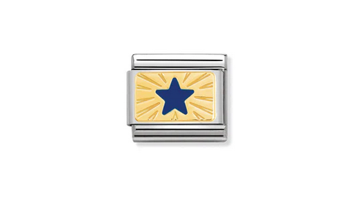 Blue Star Charm