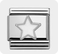 White Star  Charm