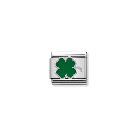 Green Clover (shamrock) Charm