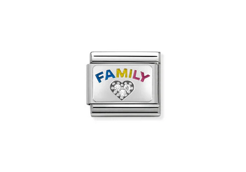 Family with Heart Charm