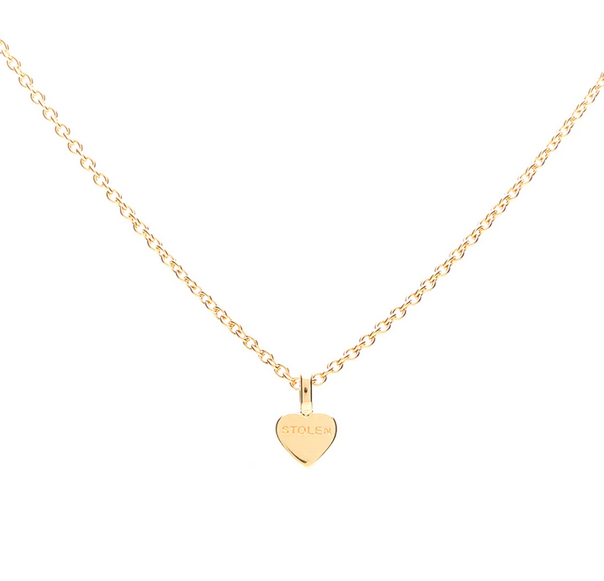 Stolen Heart Necklace - 18k GP