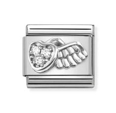 Winged Heart Charm