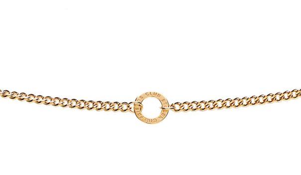 Halo Bracelet 18kt gold plated SS