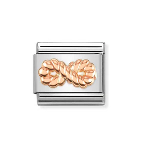Infinity Textured  Charm